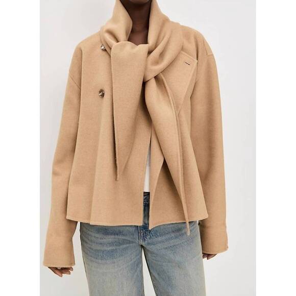 FAVORITE DAUGHTER Jackets & Blazers - NEW FAVORITE DAUGHTER women's the jaime coat in camel